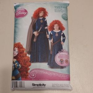 Simplicity pattern for Disney Brave size 7-14